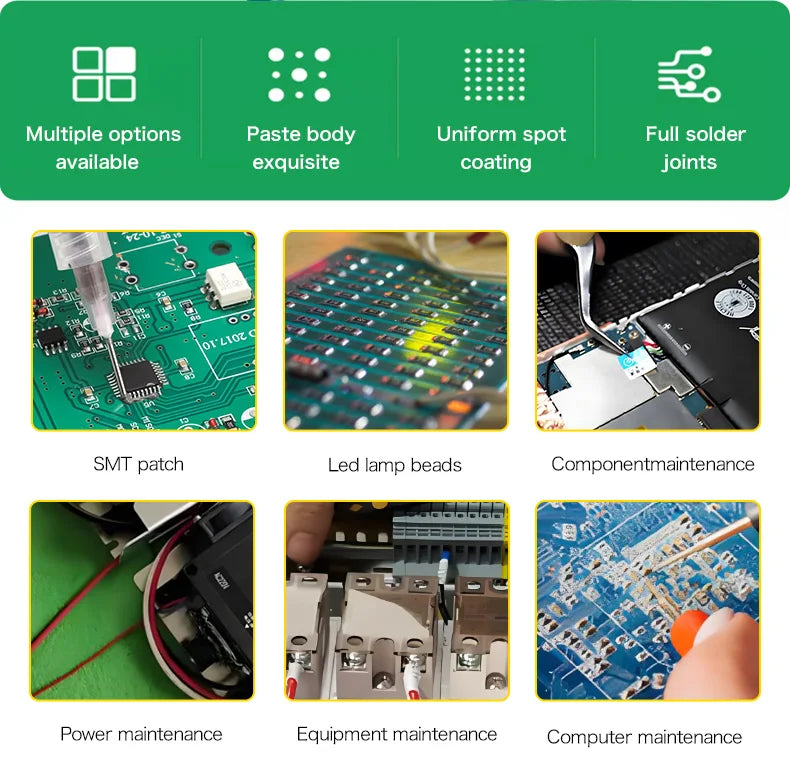 OLK Sn63Pb37 Solder Paste, Flux,Sn99.3cu0.7 Lead-Free Solder Paste Free Cleaning Is Widely Used In All Kinds Of Soldering