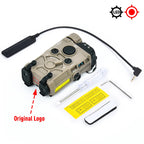 Tactical Nylon EOTEC OGL Red Dot Laser Indicator Blue Green IR PEQ-15 with OGL White Strobe Flashlight for Airsoft Gun Rifle