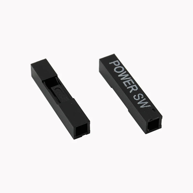 100/1000pcs 2.54mm 1P DuPont Plastic Shell Printing Font POWER SW / POWER LED+ / POWER LED- Wiring Terminal Housing Connector