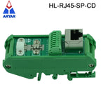 Cat6 Patch Panel One RJ45 Jack with 8 Spring-Force Connection Terminal Blocks Network Port Patch Panel for Easy Connectivity