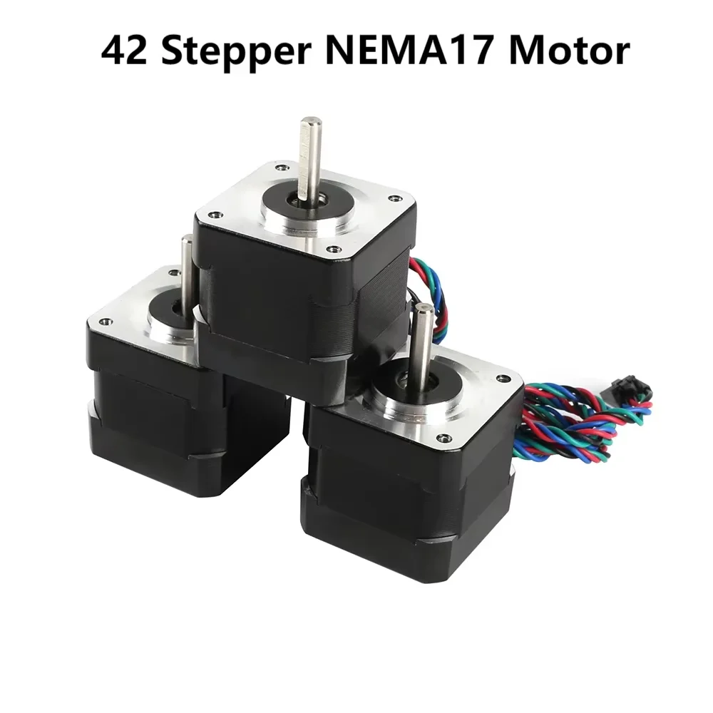 42 Stepper NEMA17 Motor Extruder Motor 3D Printer X-axis Y-axis 1.8 Degree 1.5A 2 Phase 4 Wires Motor For Prusa I3 MK2 MK3 MK3S