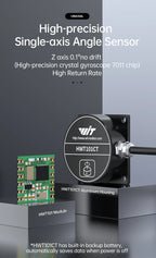 HWT101CT Z-Axis Crystal Inclinometer, MEMS Tilt Angle Sensor , Built-in Highly-Integrated Crystal Gyroscope