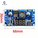 1-10PCS LM2596 DC DC Step Down Converter Voltage Regulator LED Display Voltmeter 4.0~40 to 1.3-37V Buck Adapter Adjustable Power
