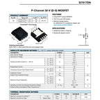 10PCS SI7617DN-T1-GE3 Code 7617 SI7617DN QFN-8 30V P-channel MOSFET