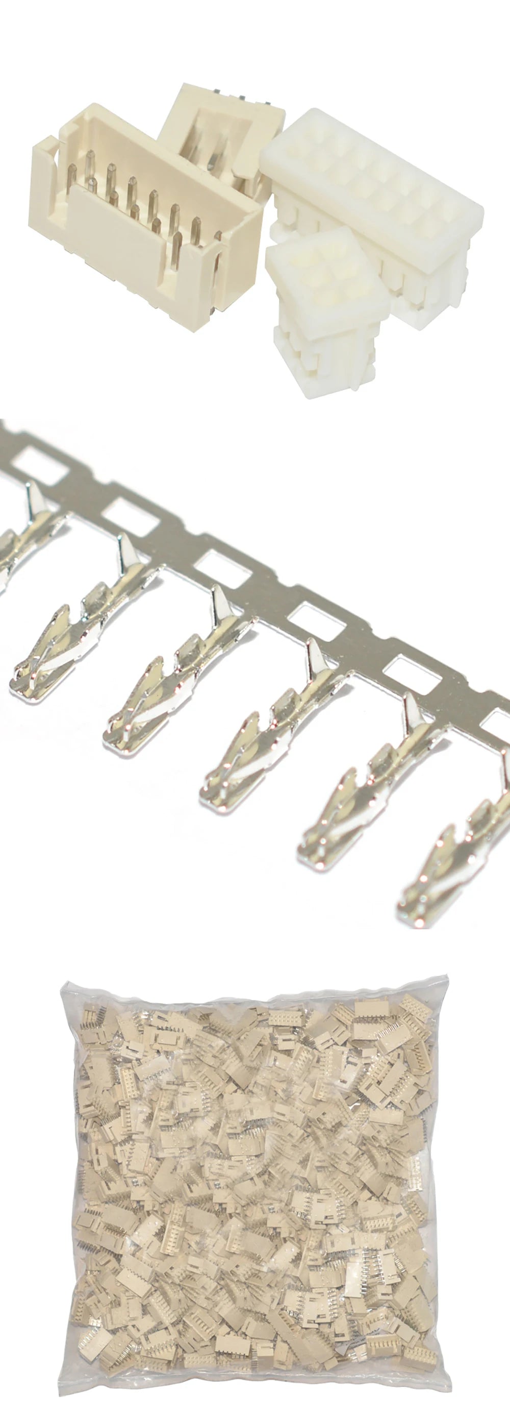 10Sets XHD2.54mm Connector Double Row 4P 6P 8P 10P 12P 16P 20P Replace HRS DF1B Straight/Right Angle Pin Socket+Housing+Terminal