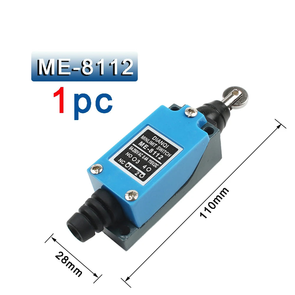 ME ME-8108 limit switch Rotary Adjustable Roller Mini Limit Switches TZ-8108 AC250V 5A NO NC 8108 8104 8111 8112 8122 8166 9101