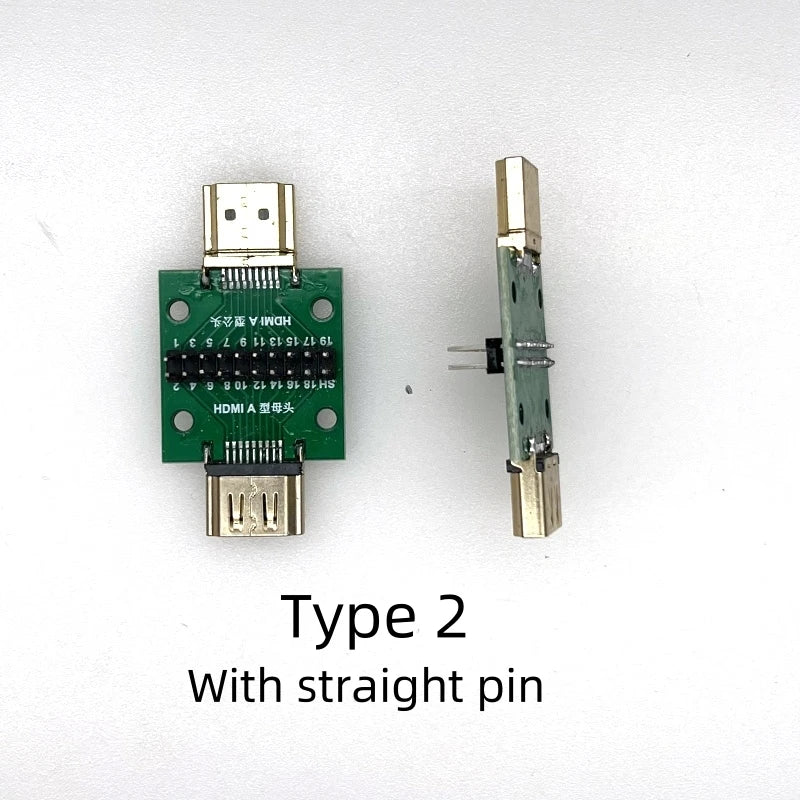 1PCS HDMI A Male to Male Test Board with PCB Board Transfer A Type Male to Female Base Mutual Conversion Circuit Board Fixture