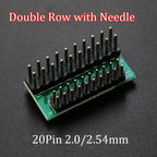 YUXI 1PCS 1.27mm 2.0mm 2.54mm Pitch Transfer Plate Converter Single Double Row Pin PCB PCI Adapter Board