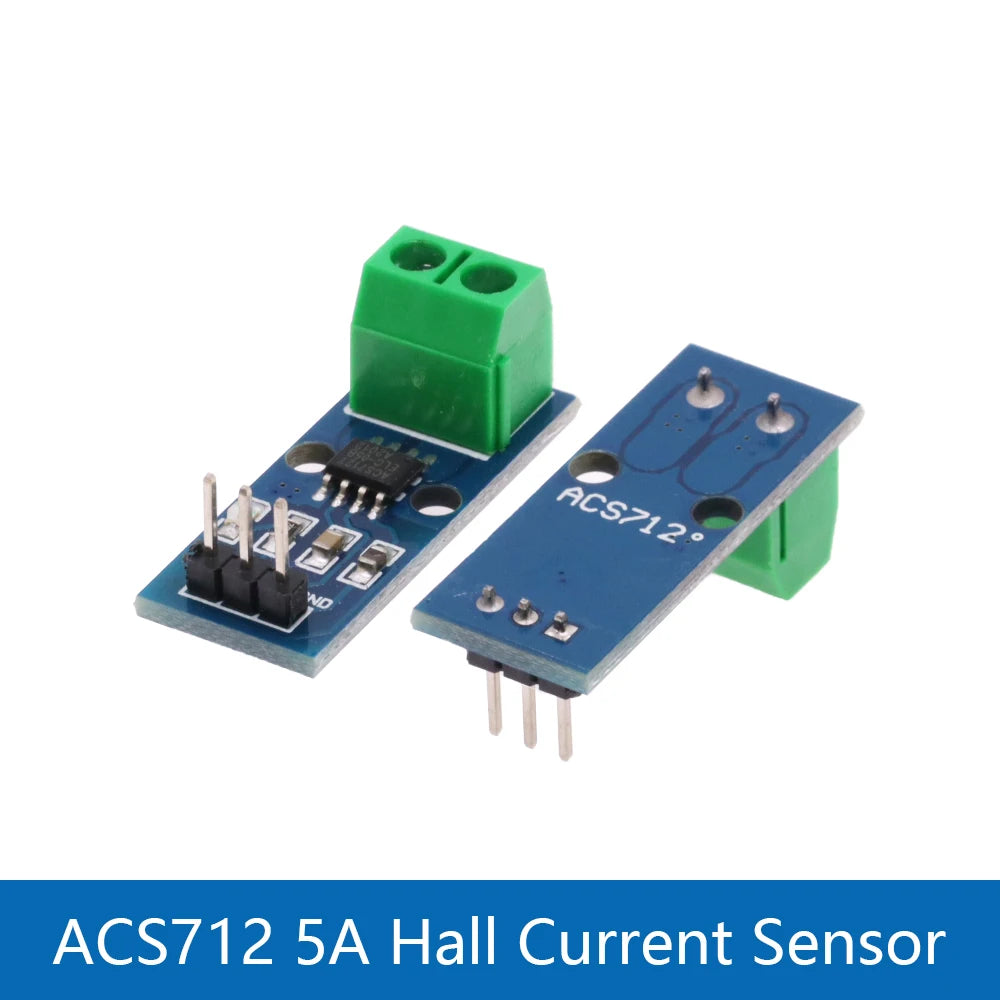 1PCS NEW 5A 20A 30A Hall Current Sensor Module ACS712 Model For Arduino AC DC Current Detection Board