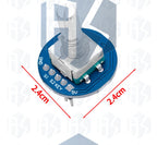 KY‑040 / RV09 / EC11 360° Rotary Encoder Module, Rotary Potentiometer with Knob for Arduino