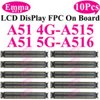 EmmaHelp FPC Connector Display Screen For Samsung LCD FPC A51 A50 A70s A40 A30S A21 A20S A10S M12 M14 M15 M16 On Motherboard