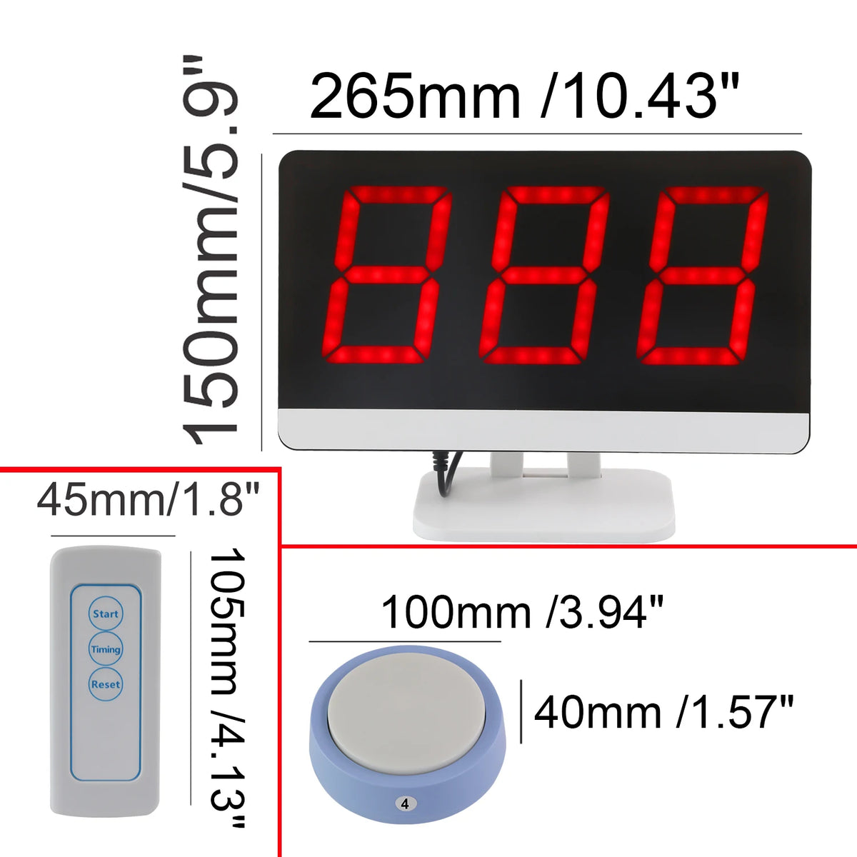 Answer Game Buzzer System Four Color States Three Answer Modes Quiz Buzzer System for Classroom Competition Family Games
