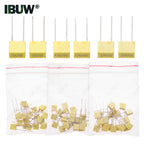100pcs/1000pcs/20pcs 102J152J 222J 332J 472J 682J 103J Metal film capacitor 1NF 1.5NF 5NF 22NF 47NF 100NF 220NF capacitor