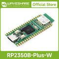 Waveshare RP2350B-Plus-W Development Board, Raspberry Pi RP2350B Dual-core & Dual-architecture Microcontroller, Supports Wi-Fi