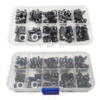 1Box 6x6mm 12x12mm Tactile Tact Push Button Mini Micro Switch Kit PCB Momentary Self-reset Switches DIP 2Pin 4Pin ON/OFF