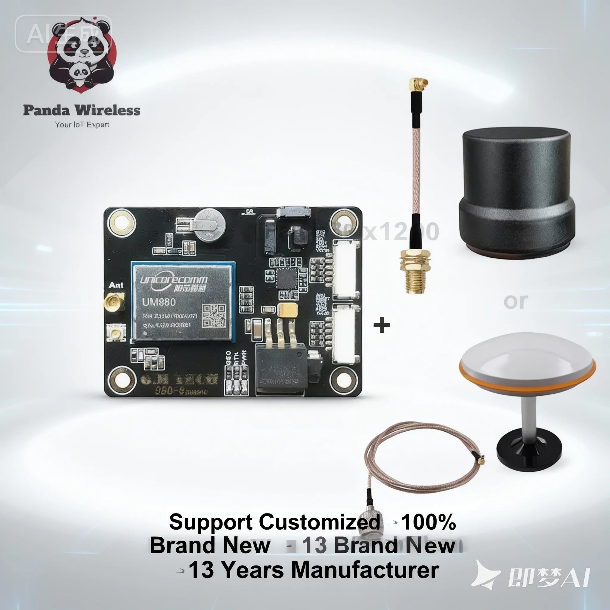 UM980D2 EM-980D2 RTK Multi Frequency GPS Module BDS High Precision GNSS Module GLONASS Galileo UM980 Replaces ZEDF9P GNSS