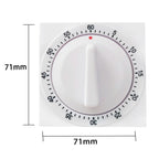 ManHua Kitchen Digital Timer T-204 60 Minutes Count Down Silent Alarm Reminder Mechanical Timer Stopwatch