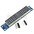 MAX7219 7-segment LED Dot Matrix 8 Digit Digital Tube Display Control Module 3.3V 5V Microcontroller Serial Driver DIYGBA
