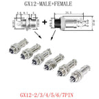 GX12/GX16/GX20 Female Connector 2/3/4/5/6/7/8/9/10/12/14/15Pin Wire Panel Connector Aviation Plug Circular Socket