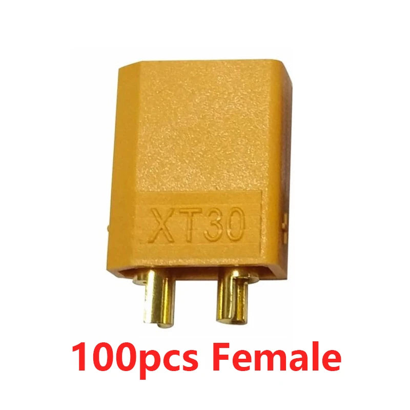 50pair/lot RC XT30 XT 30 Female Male Bullet Connectors Plug For RC Lipo Battery ESC Motor DIY Connector Toy Wholesale