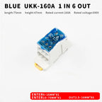 Distribution Box One In Several Out Power Wire Universal Electric Connector Junction Din Rail Terminal Block UKK 80A160A250A400A