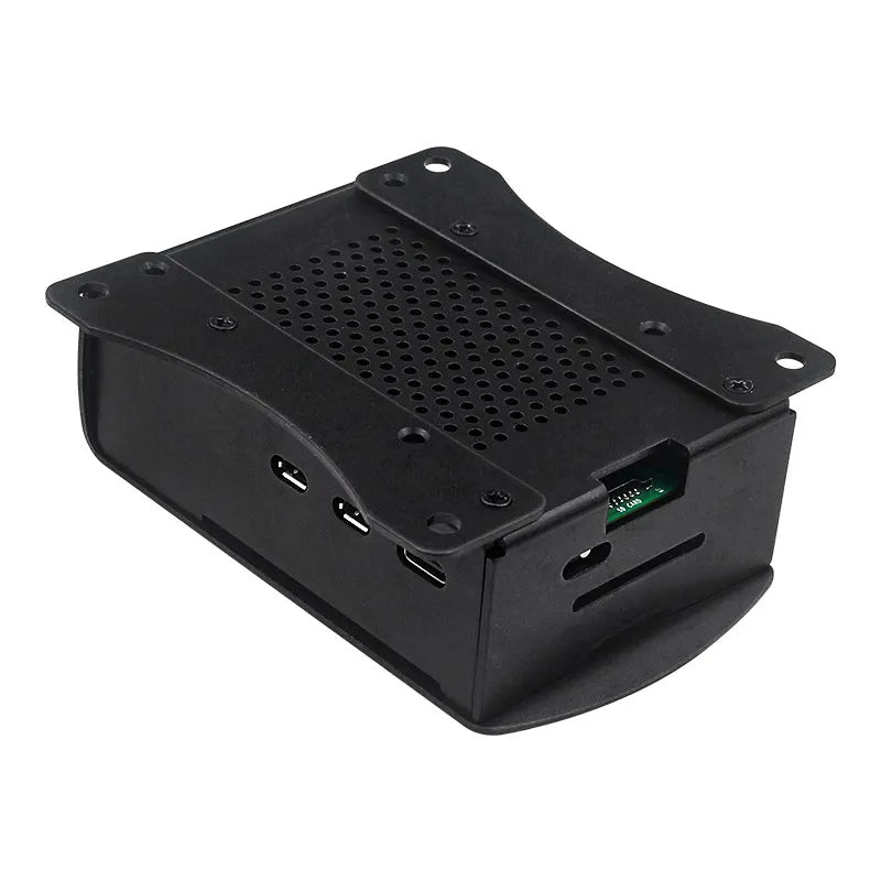 Raspberry Pi 5 Perforated Aluminum Case Metal Protective Shell Compatible Heatsink