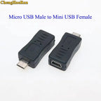 1pc Micro/Mini USB or USB 2.0 Male Female Printer USB Plug Jack Power Connector Charging Adapter for Phone MP5 Ect