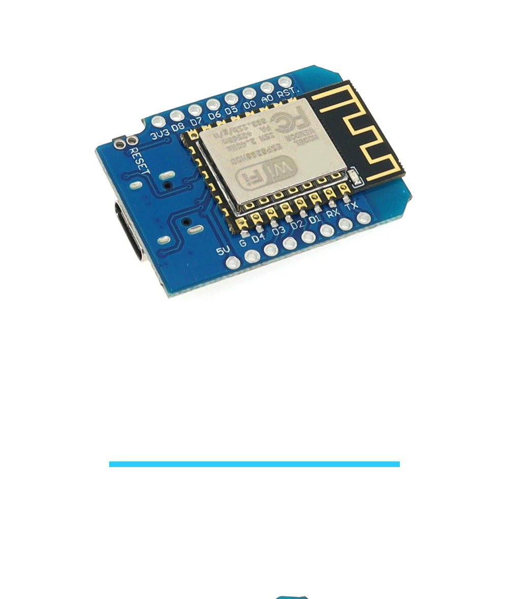 D1 mini - Mini NodeMcu 4M bytes Lua WIFI Internet of Things development board based ESP8266 for WeMos