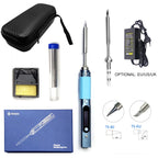 Pine64 Smart Mini Pinecil Soldering Iron With B2 BC2 KU C1 ILS I C4 D24 K Tips With DC power supply Storage Bag