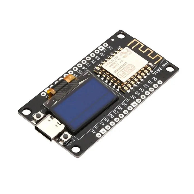 2X Nodemcu ESP8266 Development Board Serial Wifi Module CH340G With 0.96 OLED Screen For Arduino/Micropython ESP8266(A)