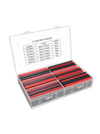 90mm/3.54inch Heat Shrink Tubing Kit 130 Pcs, Ratio 3:1 Adhesive Lined, Dual Wall Tube - Marine Grade, 6 Diameters, Wire Sleeves