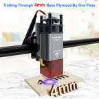 LASER TREE 10W 5W 4W Laser Module, 450nm TTL Blue Light Laser Head for Laser Engraving Wood DIY Creation Tool