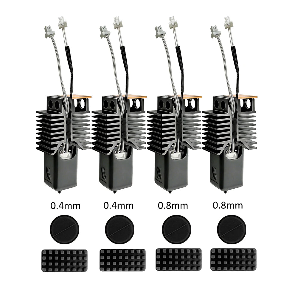 Toolhead Hot End For Snapmaker U1 Pre-installed Thermistor & Ceramic Heating Plate Quick Heating Hotend For U1 3D Printer Parts