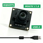 1/1.8 IMX678 4K 60FPS USB3.0 8MP Industry HD low light Camera Module Wide Angle for Windows Android Raspberry Pi Linux