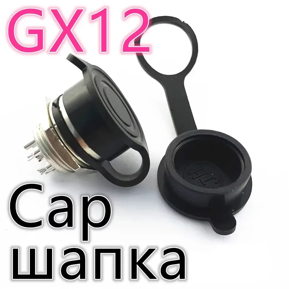 GX12 GX16 GX20 2/3/4/5/6/7/8/9/10 Pin Male Female Butting Wire Cable Circular Aviation Socket Plug Panel Connector Dropshipping