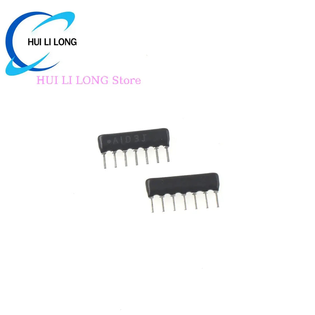 20pcs Resistor Network A05 A06 A07 A08 A10 A09-103G 10K 100K 1K 4K7 470R 330R 220R 100R Ohm DIP 9pin 10pin 7pin 5pin