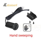 Touch Sensor Switch Hand Sweep Switch 5A 12V-24V IR Motion Sensor Hand Wave Scan Smart LED Closet Cabinet Light/Wardrobe Lamp