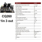 ShennDare CQ380 Digital DSP Module 96kHz 2 In 4 Out Audio Processor FIR Filter for Power Amplifier Speaker Management