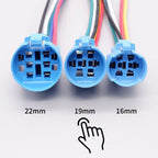 16mm 19mm 22mm Metal Power Supply Switch Push Button PC Pulsador Car Engine Backlit 3v 6v 12v 24v 220v Momentary Start Stop LED