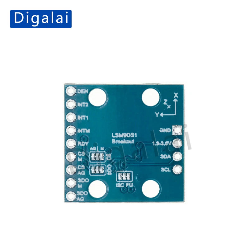 LSM9DS1 9-axis electronic compass, magnetometer, accelerometer, gyroscope, high-precision sensor module