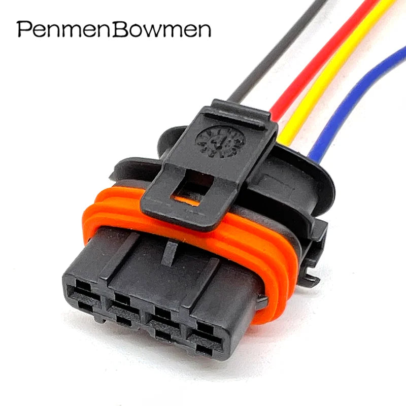 1 Set 2 3 4 5 6 Pin Auto Injector Waterproof Electronic Connector Wire Harness Oxygen Sensor Female Plug 1928404627 1928403698