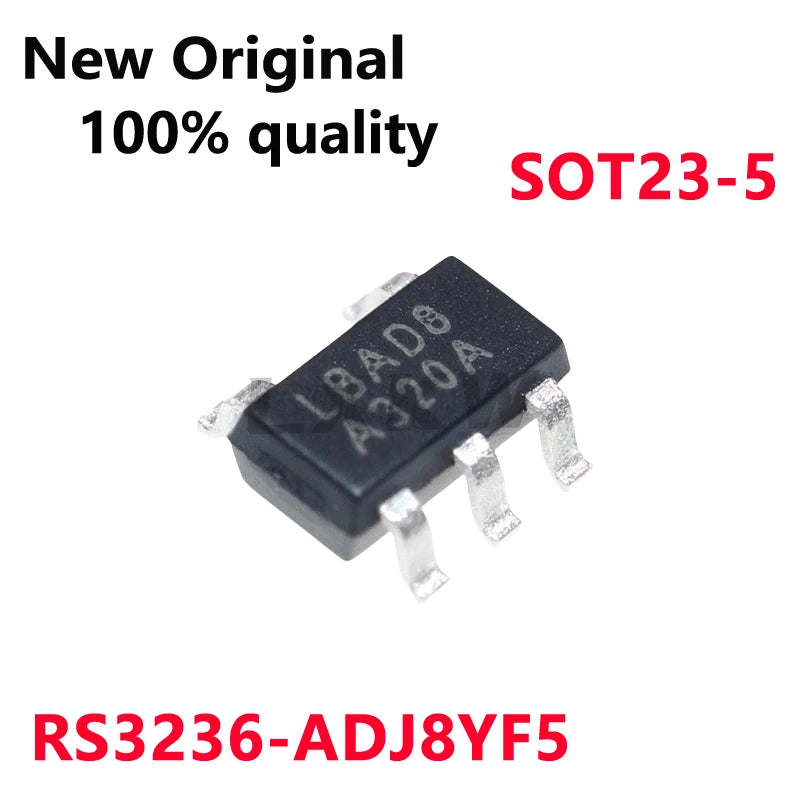 20-100/PCS New Original RS3236-ADJ8YF5 Silk-screen printing LBAD8 SOT-23-5 High precision linear voltage regulator chip In Stock