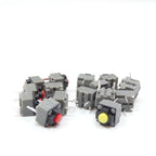5PCS Kailh Mute Button 6x6x7.3mm Square Silent Switch Mouse Micro Switch Repair Parts Replace Rectangle Micro Switch