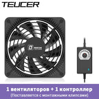 TEUCER 220V 3000RPM Computer Server Workstation Cabinet Cooling Fan High Air Volume Case Fan Kit