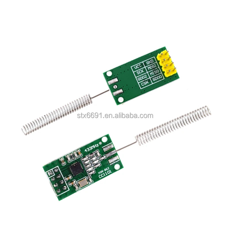 433m Cc1101 Data Transmission Transceiver Si4432 Industrial Rf Serial Communication Transparent Wireless Module