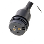 Waterproof Magnetic Circular Connector 18A 24V Male Female 4+2 Pin DC Power Charger Military-grade 12AWG Wire Threaded Gold Plat