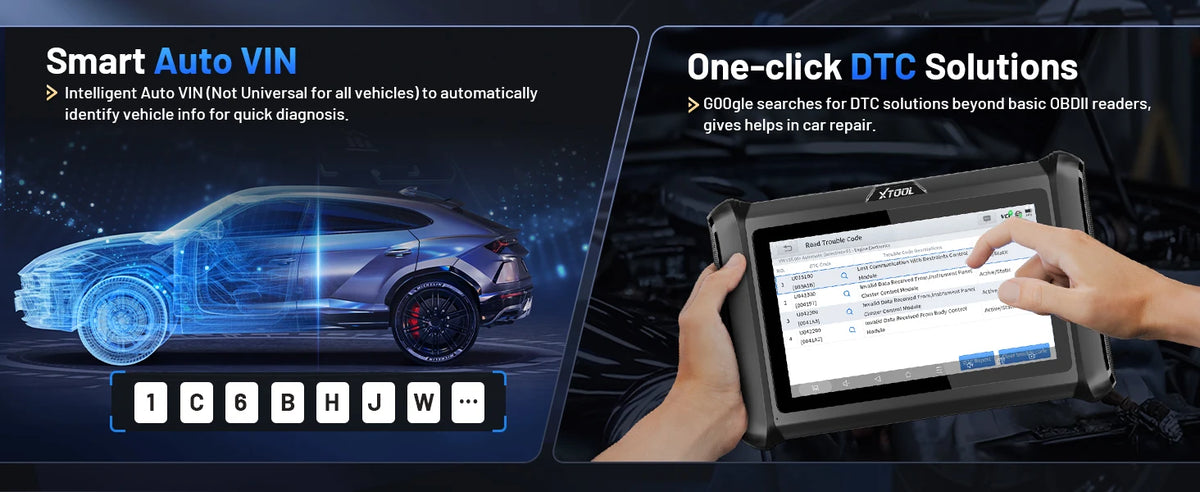 XTOOL D7W Bluetooth Diagnostic Tool All System Automotive Scanner Bi-Directional Control ECU Online Code Built in CAN FD DOIP