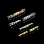25 50sets 4.0mm bullet Crimp terminal car electrical wire connector diameter Female+Male+sheath Case Cold press terminal 1in2out