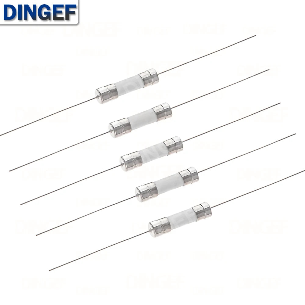 10PCS 5*20mm Fast Break Ceramic Fuse Slow Blow Tube Fuse With pin 5X20MM 250V 0.5A 1A 2A 3A 4A 5A 6A 7A 8A 10A 12A 15A 20A 25A