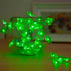 DIY Clover String Lights Green Decorative Lighting Battery Powered for Party Home Holiday Decoration